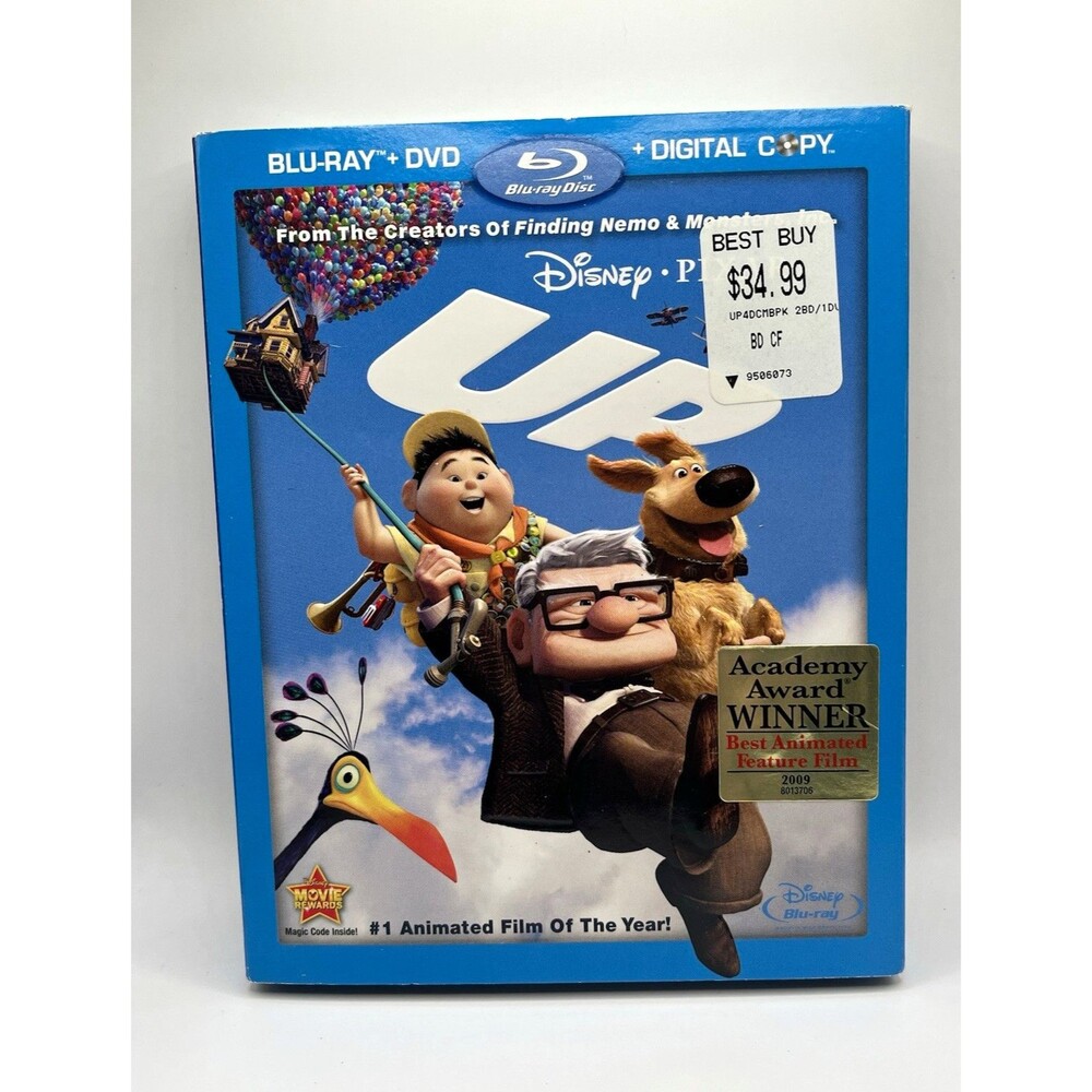 Disney•Pixar Up (Blu-ray/DVD, Digital Copy) Animation Movie (2009) Disney Pixar